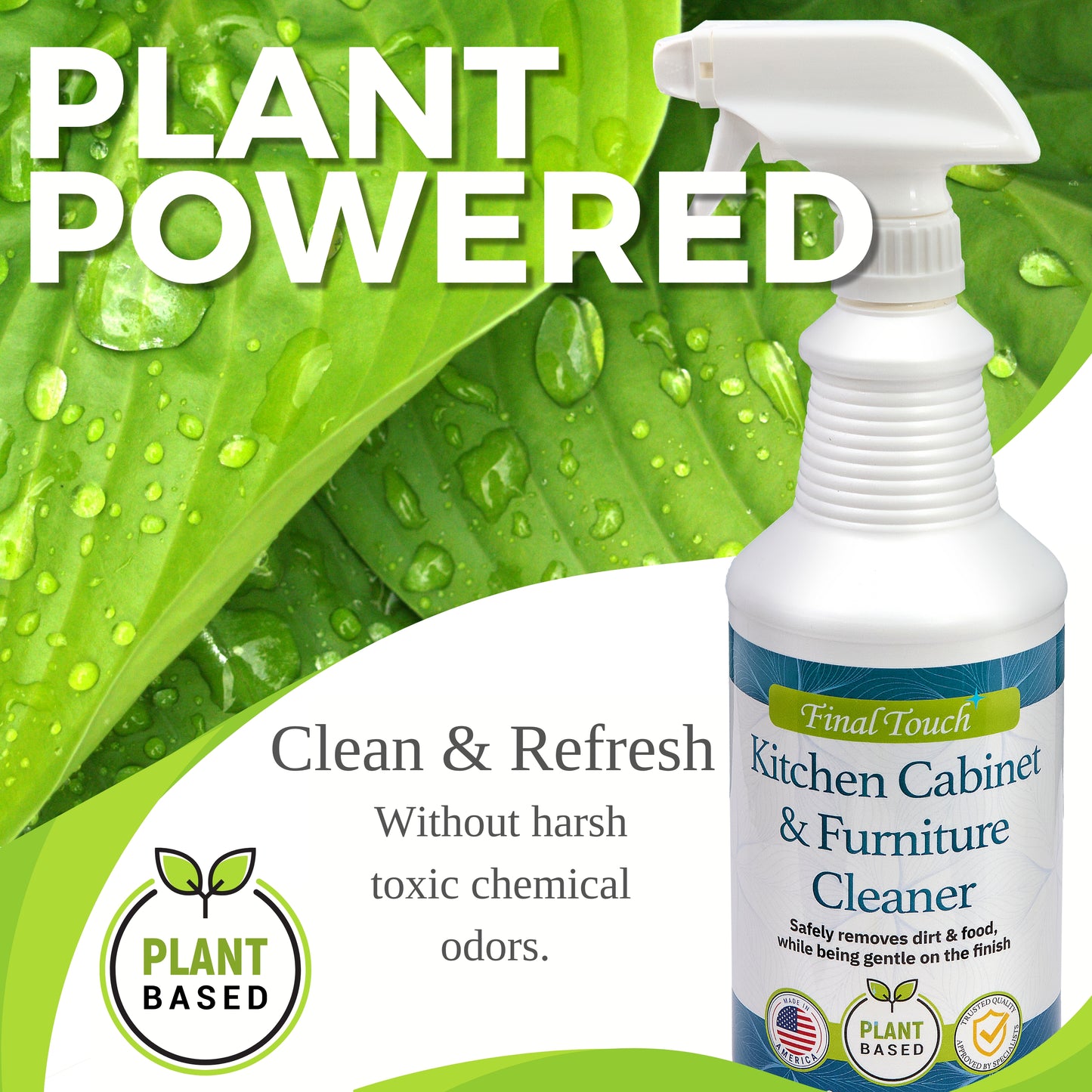 Kitchen Cabinet Cleaner - Case of 6 + FREE Shipping