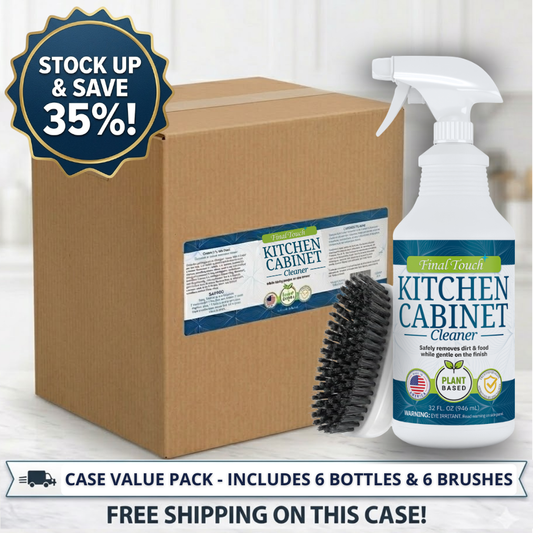 Kitchen Cabinet Cleaner - Case of 6 + FREE Shipping