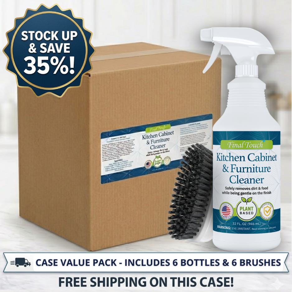 Kitchen Cabinet Cleaner - Case of 6 + FREE Shipping