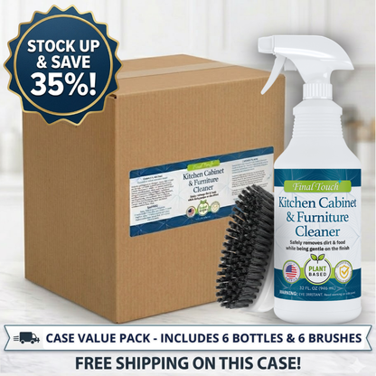 Kitchen Cabinet Cleaner - Case of 6 + FREE Shipping